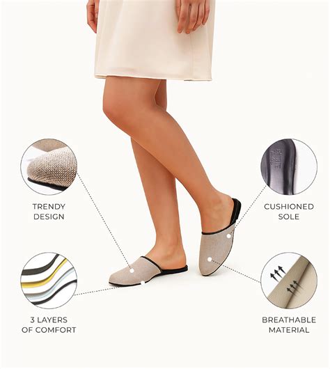 Textured Jute Almond-Toe Mules Flats - Beige – PairieTales