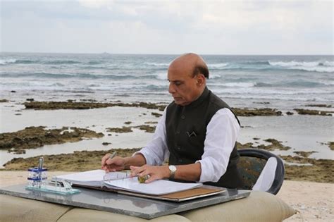 Raksha Mantri Shri Rajnath Singh visits Indira Point, country’s ...
