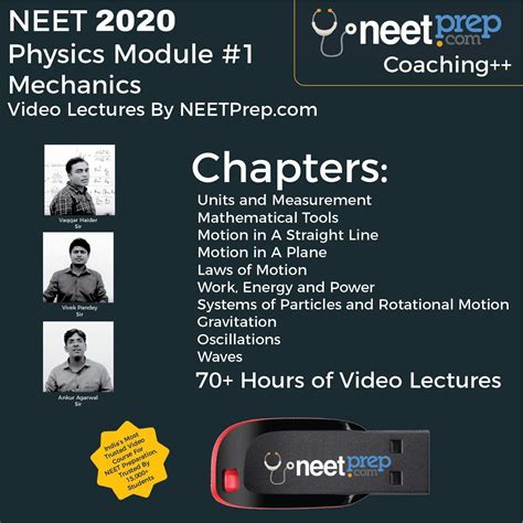 NEET 2021 Physics Course Module 1: Mechanics All 10 Chapters Coaching ...