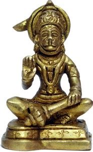 Shriji Mart Brass Hanuman Ji Murti, Idol, Statue Showpiece for Home ...