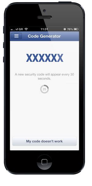 Where to Input Facebook Security Code 的图像结果