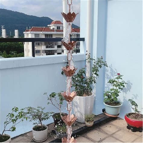 Buy Japanese-style Rain Chains For Gutters Roof Copper Rain Chain Water ...