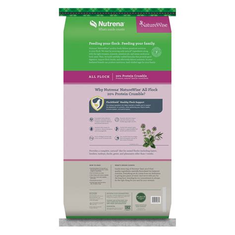 Nutrena® NatureWise® All Flock Feed Crumble | Spring Creek Feed Center ...