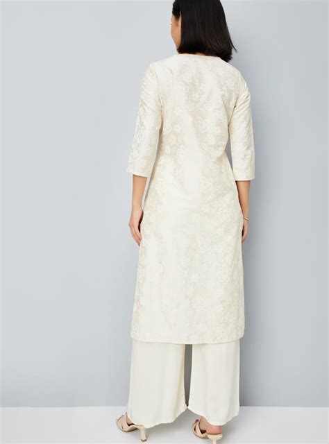 Buy Women Embroidered Straight Kurta Online at just Rs. 999.0 ...