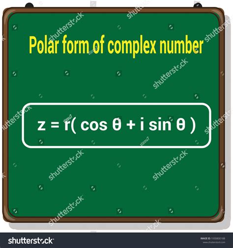 Polar Form Complex Number Formula Stock Vector (Royalty Free) 1930800188 | Shutterstock