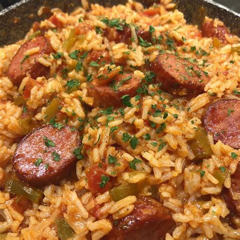 One Pot Cajun Sausage and Rice - Quick 30 Minute Dinner - Recipes by Clare