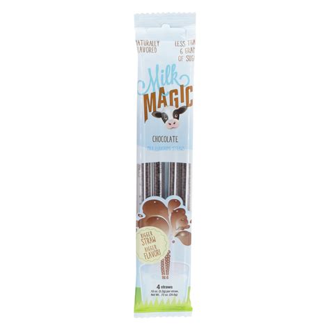 (2 pack) Milk Magic Milk Flavoring Straws ~ 6 straws per pack ...