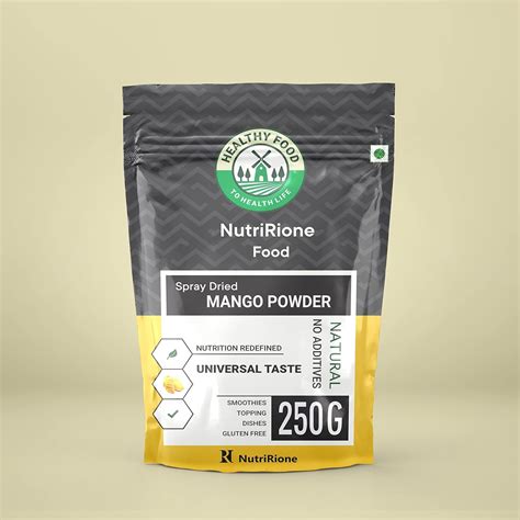 Nutri Rione Mango fruit Spray dried powder (450 gms) : Amazon.in ...