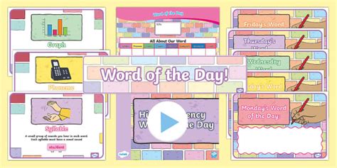 Word of the Day Resource Pack - Engaging Primary Education