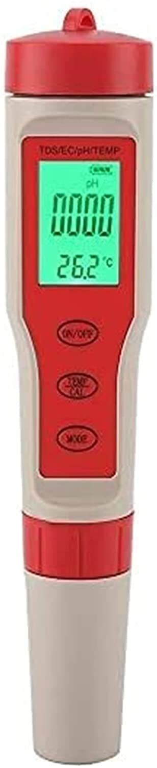 Buy Precise 4 in 1 Water Tester Portable Digital TDS PH EC Temp Meter ...