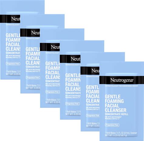 Amazon.com: Neutrogena Gentle Foaming Facial Cleanser Concentrate, 7.50 ...
