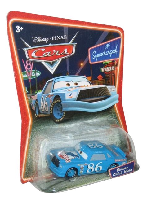 Buy Disney Cars Movie Dinoco Chick Hicks Supercharged Blue Die Cast Car ...