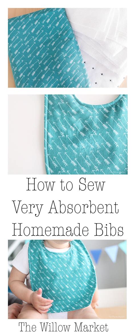 How to Sew very Absorbent Homemade Bibs | Baby sewing, Baby sewing ...