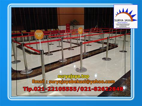 Menyewakan Tiang Antrian Tali Bludru Dan Sabuk Tarik Jakarta - Pusat ...