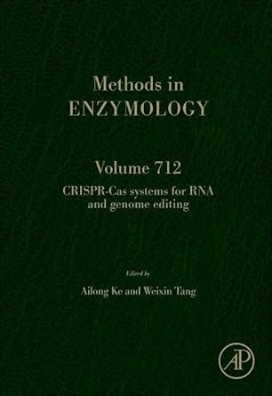 Buy Crispr-Cas Systems for RNA and Genome Editing: Volume 712 Book ...