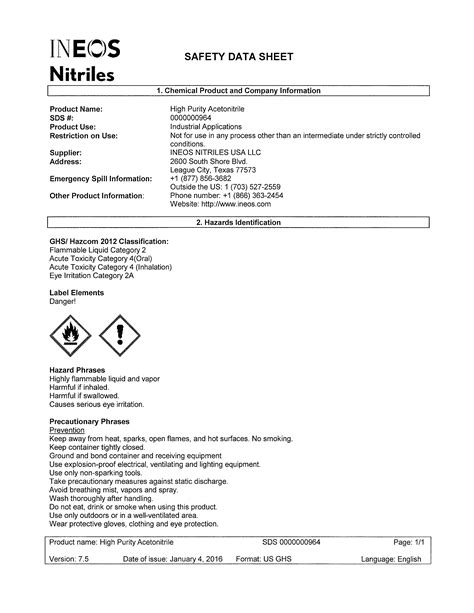 INEOS Green Lake, Texas Site - EXTERNAL SITE