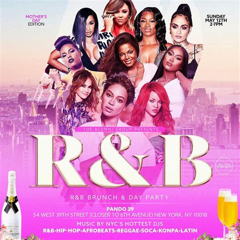 Rhythm & Brunch - R&B Brunch & Day Party, Pando 39, New York, 12 May ...