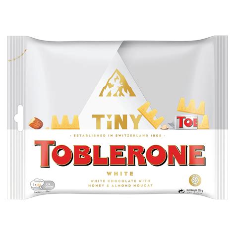 Toblerone Tiny Swiss White Chocolate With Honey & Almond : Amazon.in ...
