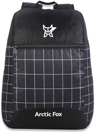 Buy Arctic Fox 17 Liters Tuition Backpack (Grid Black) at Amazon.in