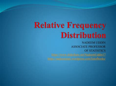 Image result for Relative Frequency Distribution