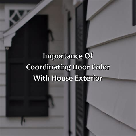 What Color Door Looks Good With White House And Black Shutters at ...