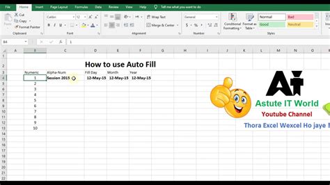 Image result for How to Create Auto Fill Excel
