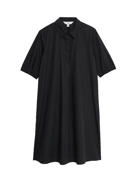 Buy Pure Cotton Puff Sleeve Mini Swing Dress at Marks & Spencer