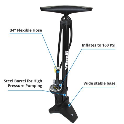 Bike Floor Pump - Vibrelli Outdoors