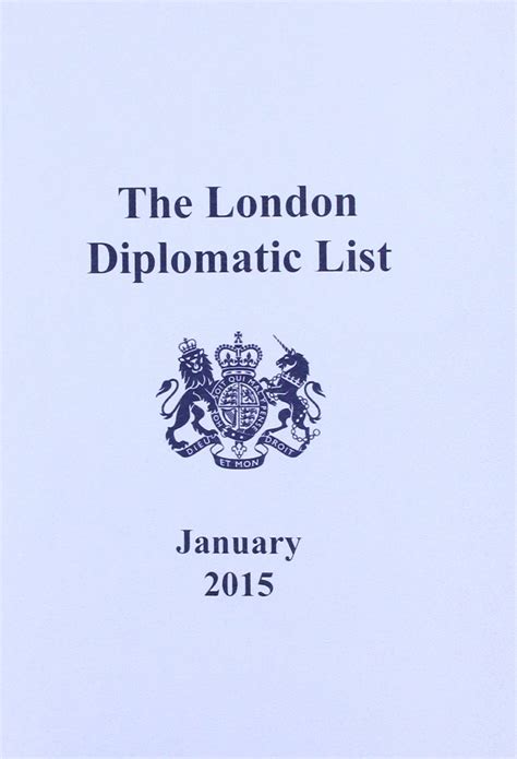 Buy The London diplomatic list: [incorporating directory of ...