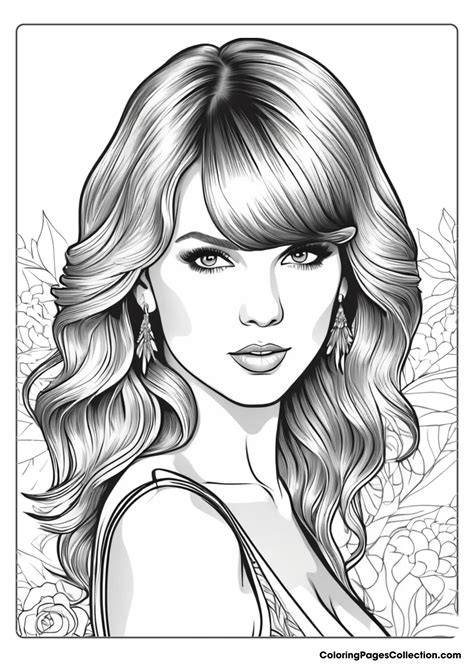 Taylor Swift Guitar Coloring
