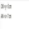 ngent AI 5. In the given figure a circle is inscribed in a AABC having ...