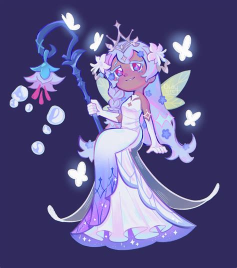 white lily cookie and white lily cookie (cookie run) drawn by didy414 ...