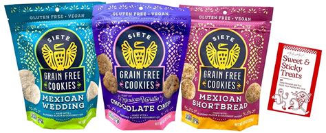 Siete Grain Free Vegan Cookies Baked Crunchy - Soft (1) Each: Mexican ...