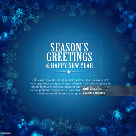 Seasons Greetings Template Design High-Res Vector Graphic - Getty Images