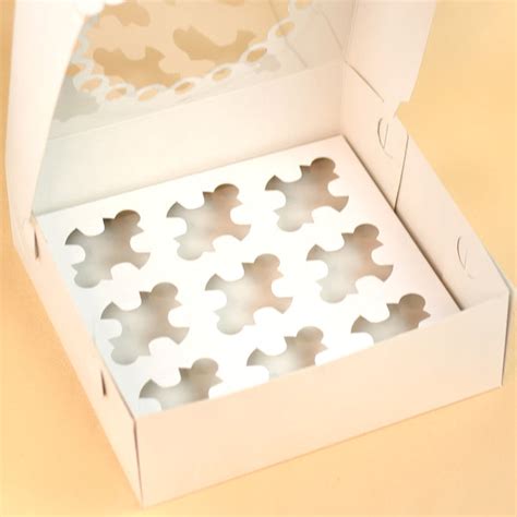 9 PC CUPCAKE WINDOW BOX – The Cake Case Company