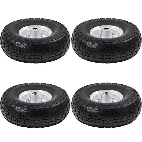 Yaheetech Solid Wheelbarrow Tires Sack Truck Cart Wheel 5/8-inch ...