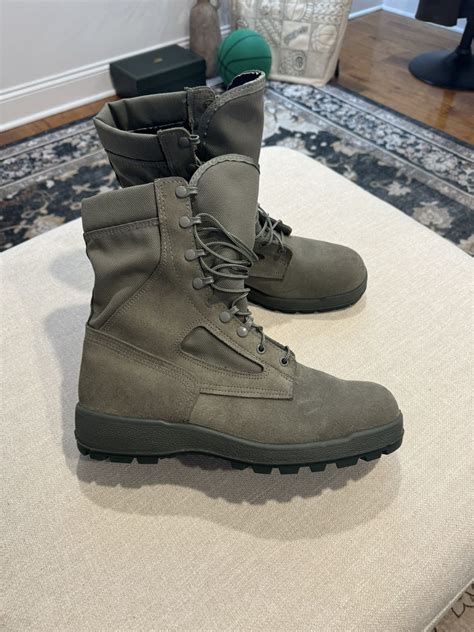 Military McRae Military Combat Boots Goretex Vibram Sole Grey NWT | Grailed