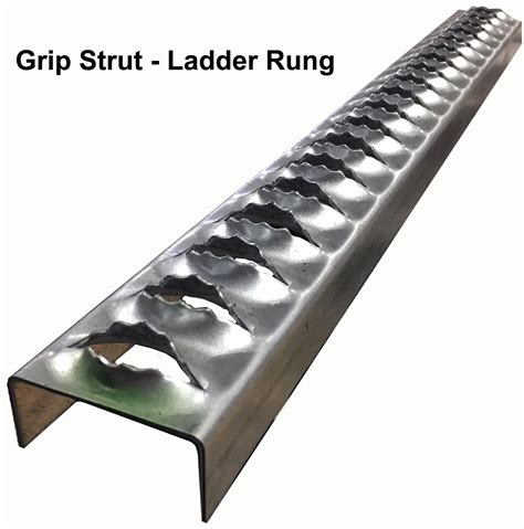 12 Gauge Aluminum Round Ladder Rungs Grip Strut Ladder Rungs Plank ...