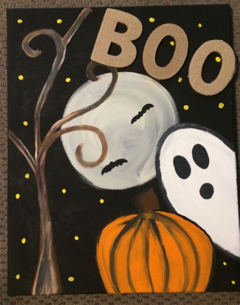 easy diy halloween paintings - Ta Neill