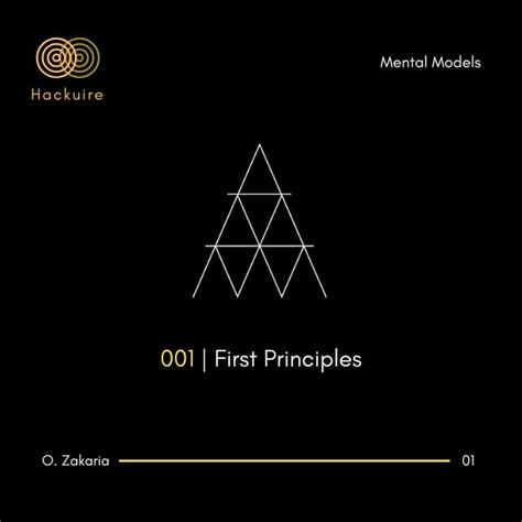 Image result for First Principles Thinking Model