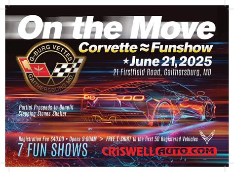 Gaithersburg Corvette Club Corvette Fun Show, 21 Firstfield Rd ...