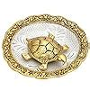 Buy Collectible India Metal Feng Shui Tortoise On Plate Showpiece for ...