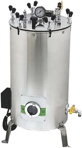 Bionexis Vertical Autoclave Stainless Steel 304, Doudle Walled with ...