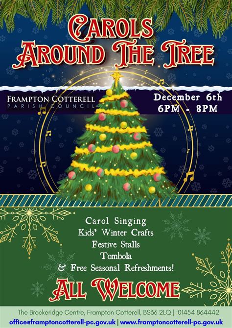 Frampton Cotterell Carols Around the Tree 2024, The Brockeridge Centre ...
