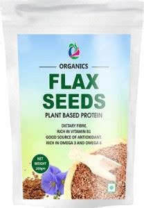 ELIF Organic Flax Seed (Plant Based Protein, Dietary Fibre and protein ...