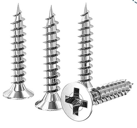 No. 10 Nickel Plated Drywall Gypsum Screws Pack of 250 – buysupplies.in