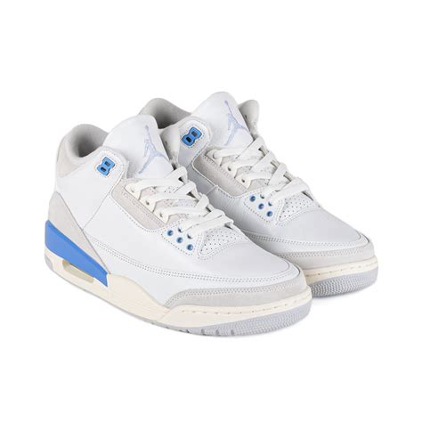 Nike Air Jordan 3 Retro Summit White/Hydrogen Blue/Legend Blue CT8532 ...