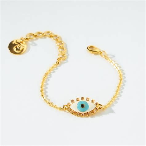 Evil Eye Gold Bracelet – PRERTO E-COMMERCE PRIVATE LIMITED