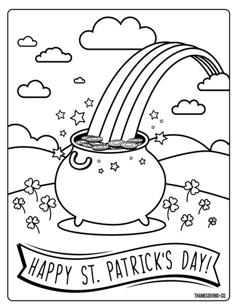 St Patricks Day Printable Coloring Pages