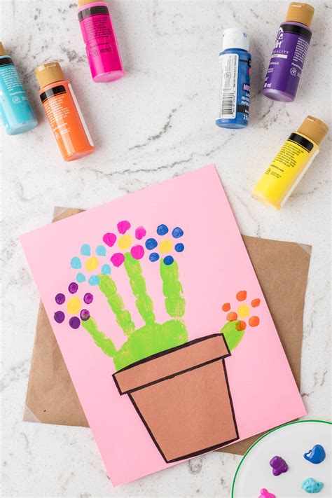 Handprint Flower Pot